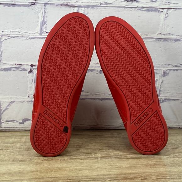 Reebok Freestyle Hi Red High Top Shoes - Picture 7 of 8